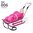 Metall Schlitten Kinderschlitten Babyschlitten mit Fußsack Rosa Pink